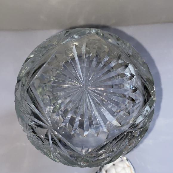 Cut crystal glass cruet. Beautiful. Mint condition. - Picture 6 of 12